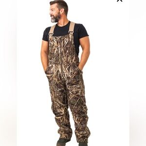REALTREE Camo Overalls Hunting Bibs WATER RESISTANT INSULATED 2XL XXL Fishing